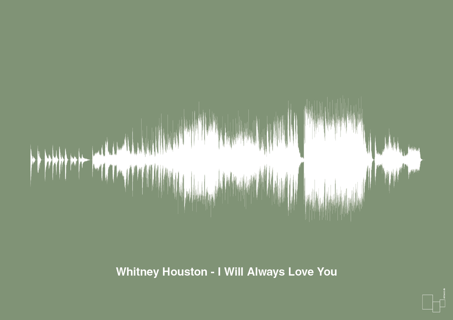 plakat: whitney houston - i will always love you - jade-Soundwave-A1two3