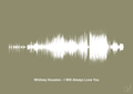 plakat: whitney houston - i will always love you - misty forrest-Soundwave-A1two3