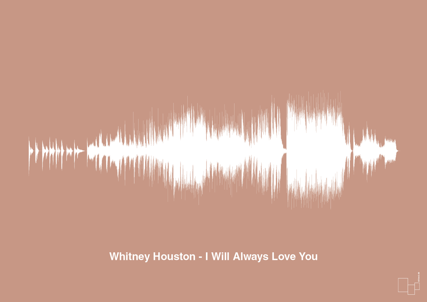 plakat: whitney houston - i will always love you - powder-Soundwave-A1two3