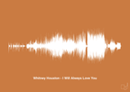 plakat: whitney houston - i will always love you - rumba orange-Soundwave-A1two3
