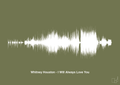 plakat: whitney houston - i will always love you - secret meadow-Soundwave-A1two3