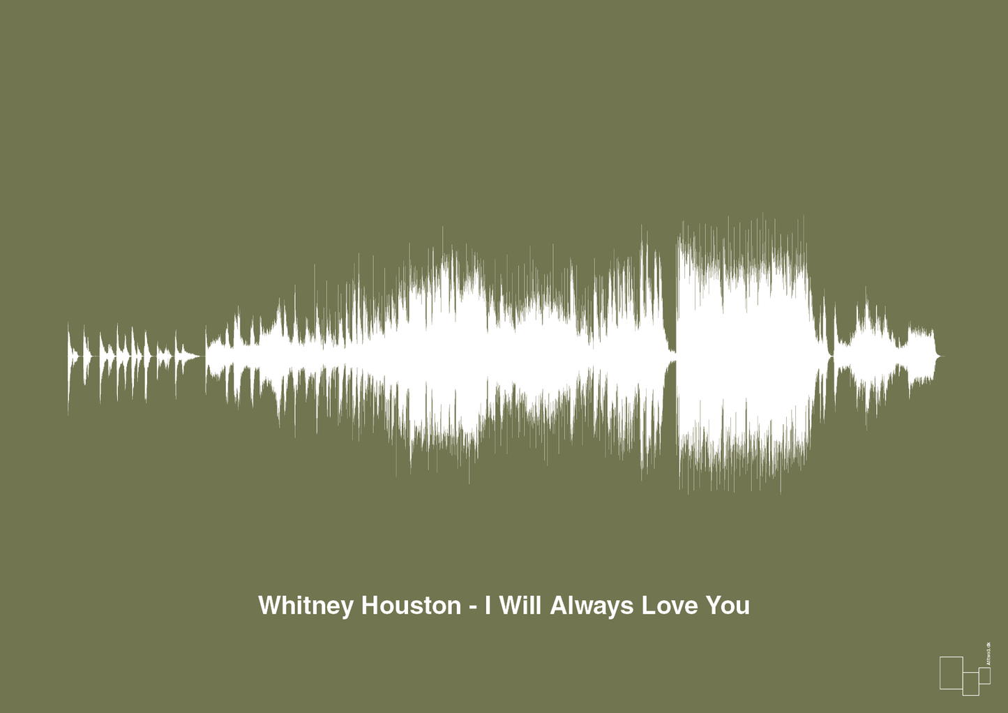 plakat: whitney houston - i will always love you - secret meadow-Soundwave-A1two3