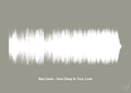 plakat: bee gees - how deep is your love - battleship gray-Soundwave-A1two3