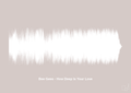 plakat: bee gees - how deep is your love - broken beige-Soundwave-A1two3