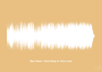 plakat: bee gees - how deep is your love - charismatic-Soundwave-A1two3
