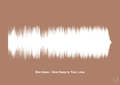 plakat: bee gees - how deep is your love - cider spice-Soundwave-A1two3
