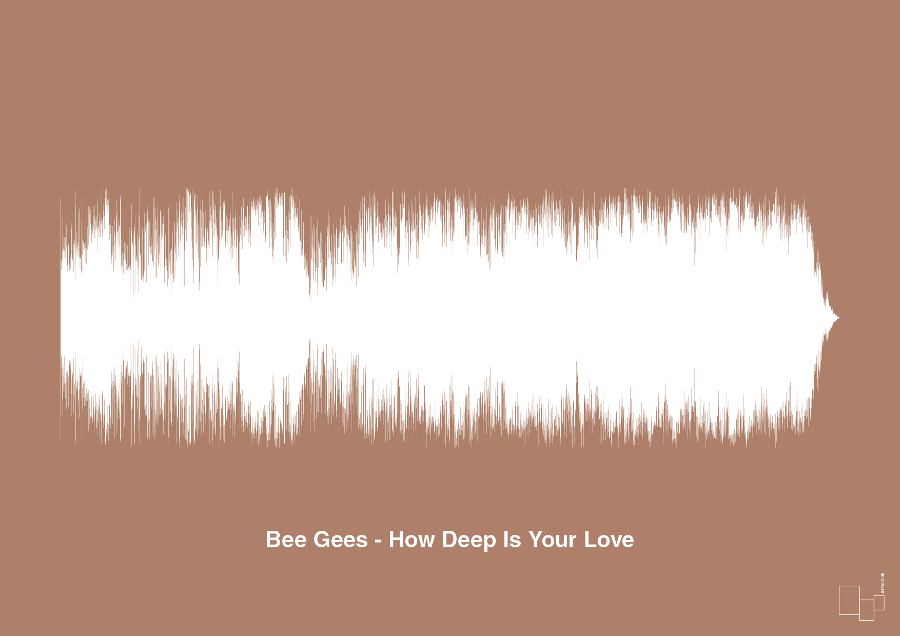 plakat: bee gees - how deep is your love - cider spice-Soundwave-A1two3