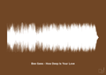 plakat: bee gees - how deep is your love - dark brown-Soundwave-A1two3