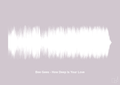 plakat: bee gees - how deep is your love - dusty lilac-Soundwave-A1two3