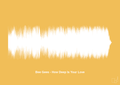 plakat: bee gees - how deep is your love - honeycomb-Soundwave-A1two3