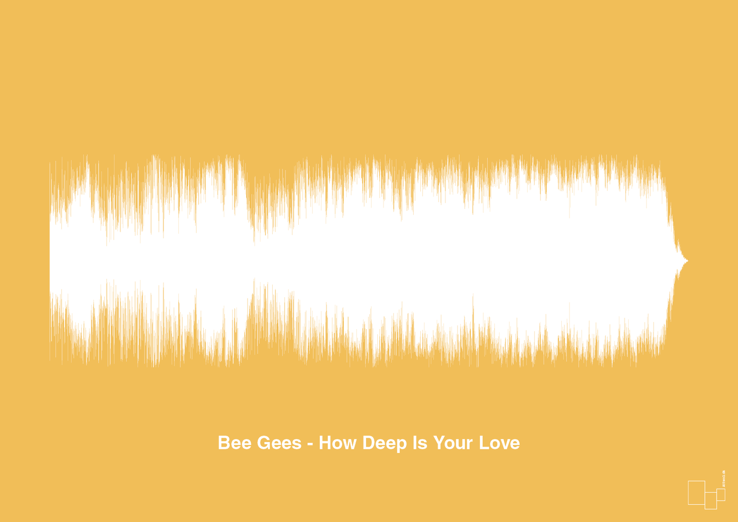 plakat: bee gees - how deep is your love - honeycomb-Soundwave-A1two3