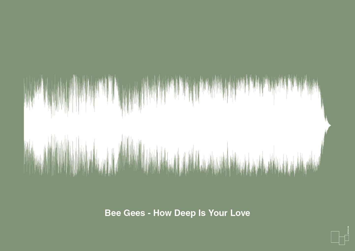 plakat: bee gees - how deep is your love - jade-Soundwave-A1two3