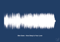 plakat: bee gees - how deep is your love - lapis blue-Soundwave-A1two3