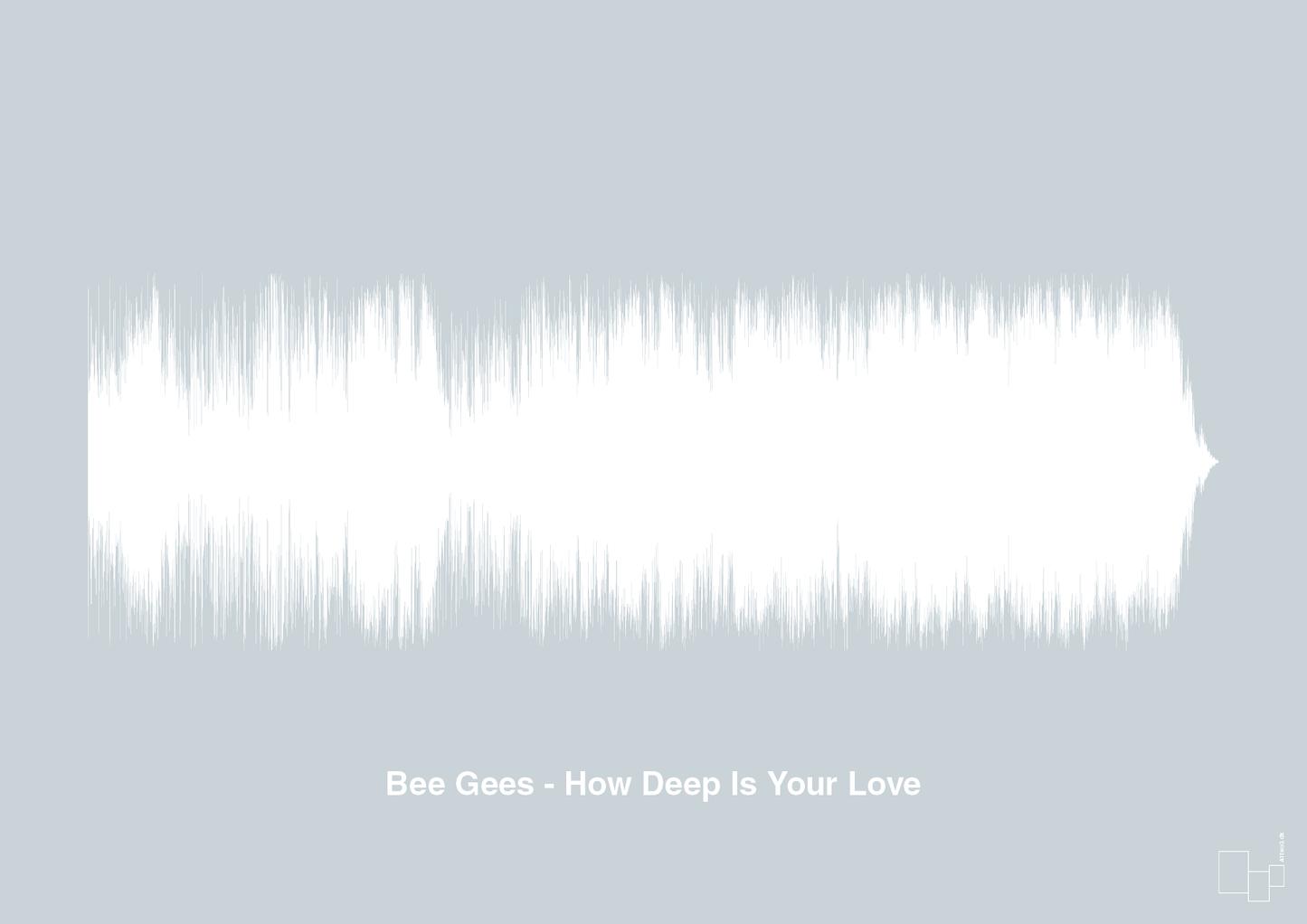 plakat: bee gees - how deep is your love - light drizzle-Soundwave-A1two3