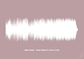 plakat: bee gees - how deep is your love - light rose-Soundwave-A1two3