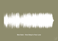 plakat: bee gees - how deep is your love - misty forrest-Soundwave-A1two3