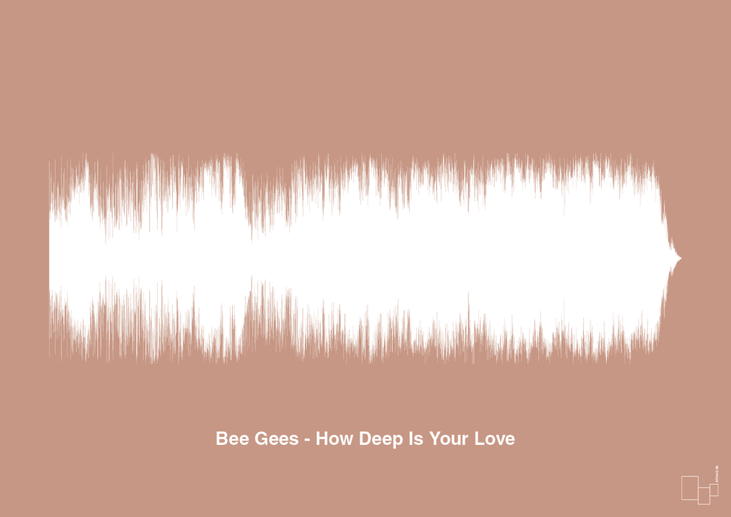 plakat: bee gees - how deep is your love - powder-Soundwave-A1two3