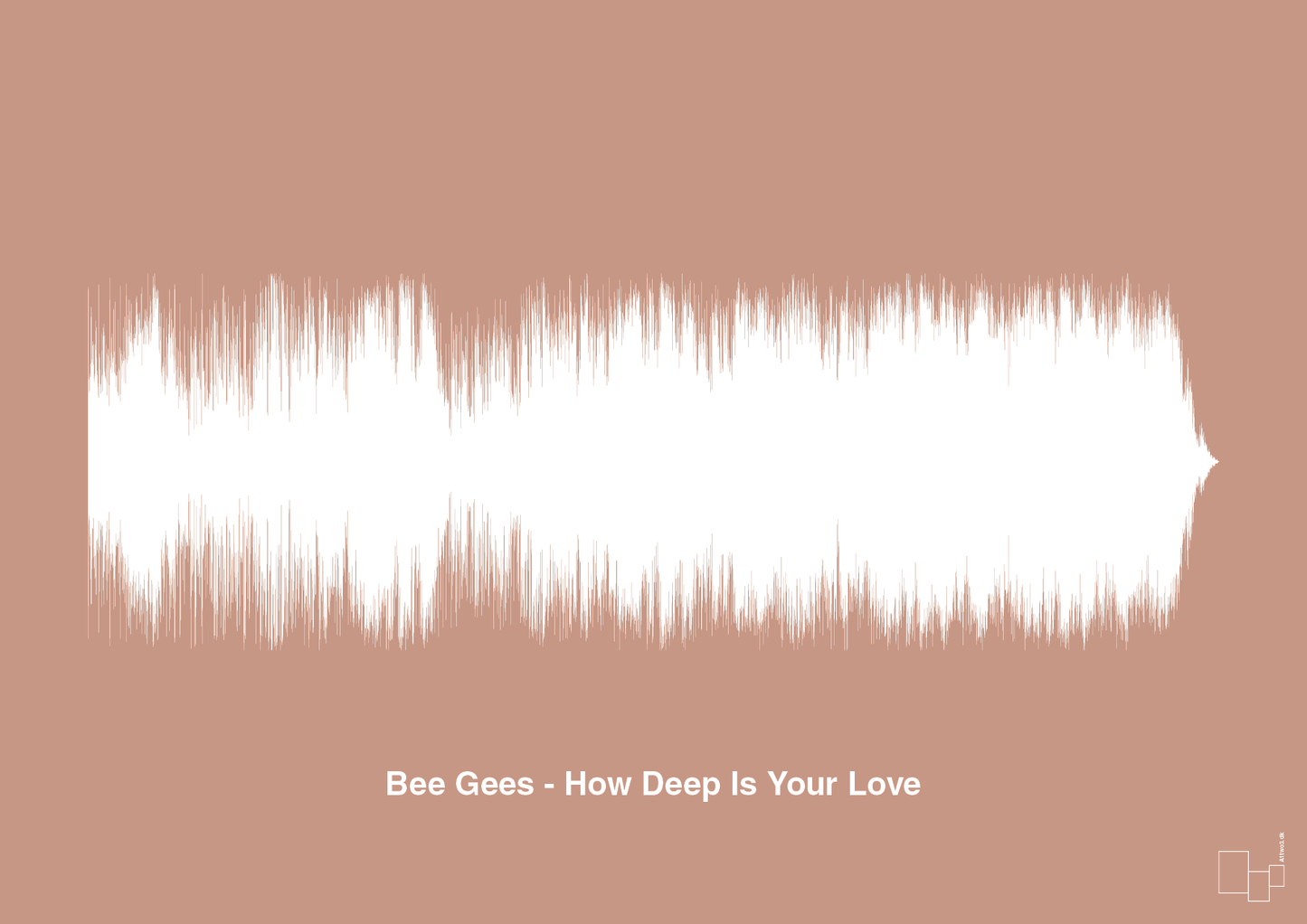 plakat: bee gees - how deep is your love - powder-Soundwave-A1two3