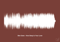 plakat: bee gees - how deep is your love - red pepper-Soundwave-A1two3