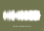 plakat: bee gees - how deep is your love - secret meadow-Soundwave-A1two3