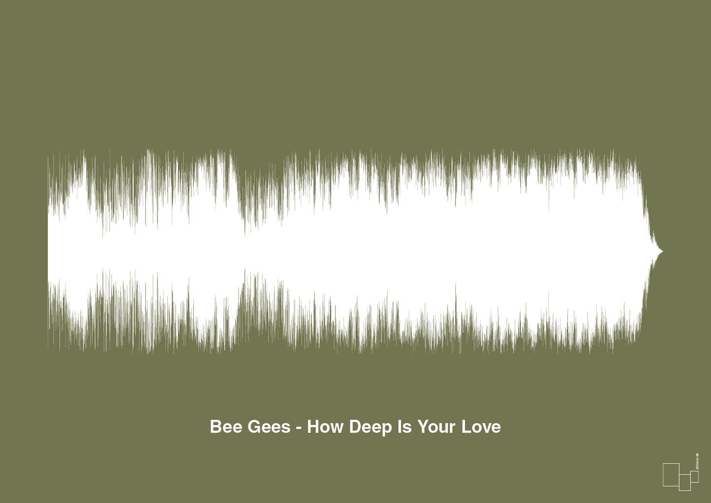plakat: bee gees - how deep is your love - secret meadow-Soundwave-A1two3