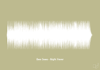 plakat: bee gees - night fever - back to nature-Soundwave-A1two3