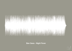 plakat: bee gees - night fever - battleship gray-Soundwave-A1two3