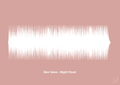 plakat: bee gees - night fever - bubble shell-Soundwave-A1two3