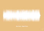plakat: bee gees - night fever - charismatic-Soundwave-A1two3