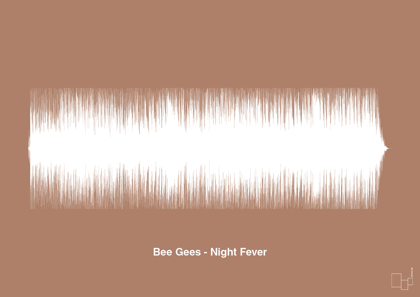 plakat: bee gees - night fever - cider spice-Soundwave-A1two3
