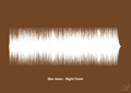 plakat: bee gees - night fever - dark brown-Soundwave-A1two3