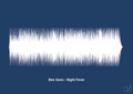 plakat: bee gees - night fever - lapis blue-Soundwave-A1two3