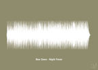 plakat: bee gees - night fever - misty forrest-Soundwave-A1two3