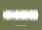 plakat: bee gees - night fever - secret meadow-Soundwave-A1two3