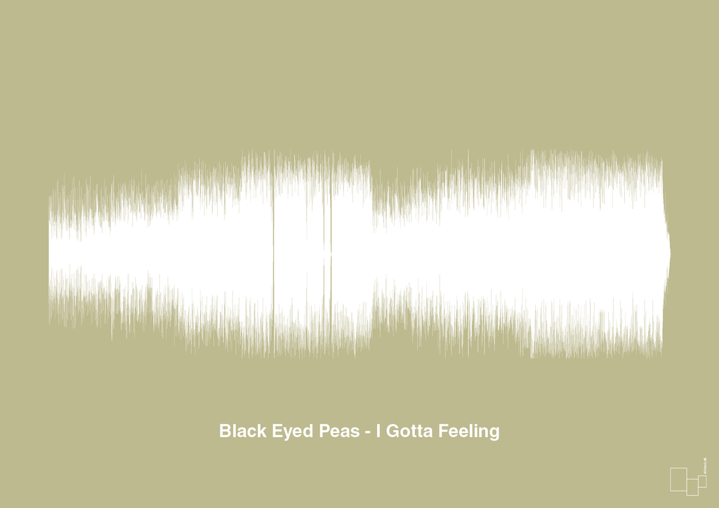 plakat: black eyed peas - i gotta feeling - back to nature-Soundwave-A1two3