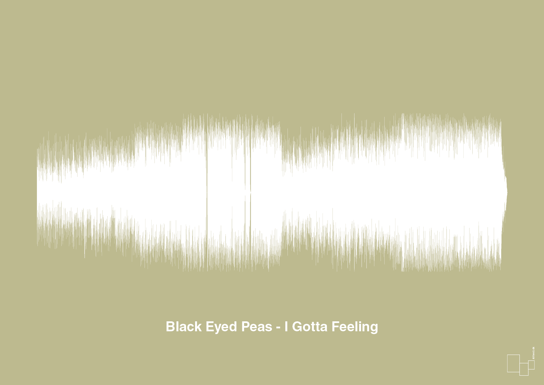 plakat: black eyed peas - i gotta feeling - back to nature-Soundwave-A1two3