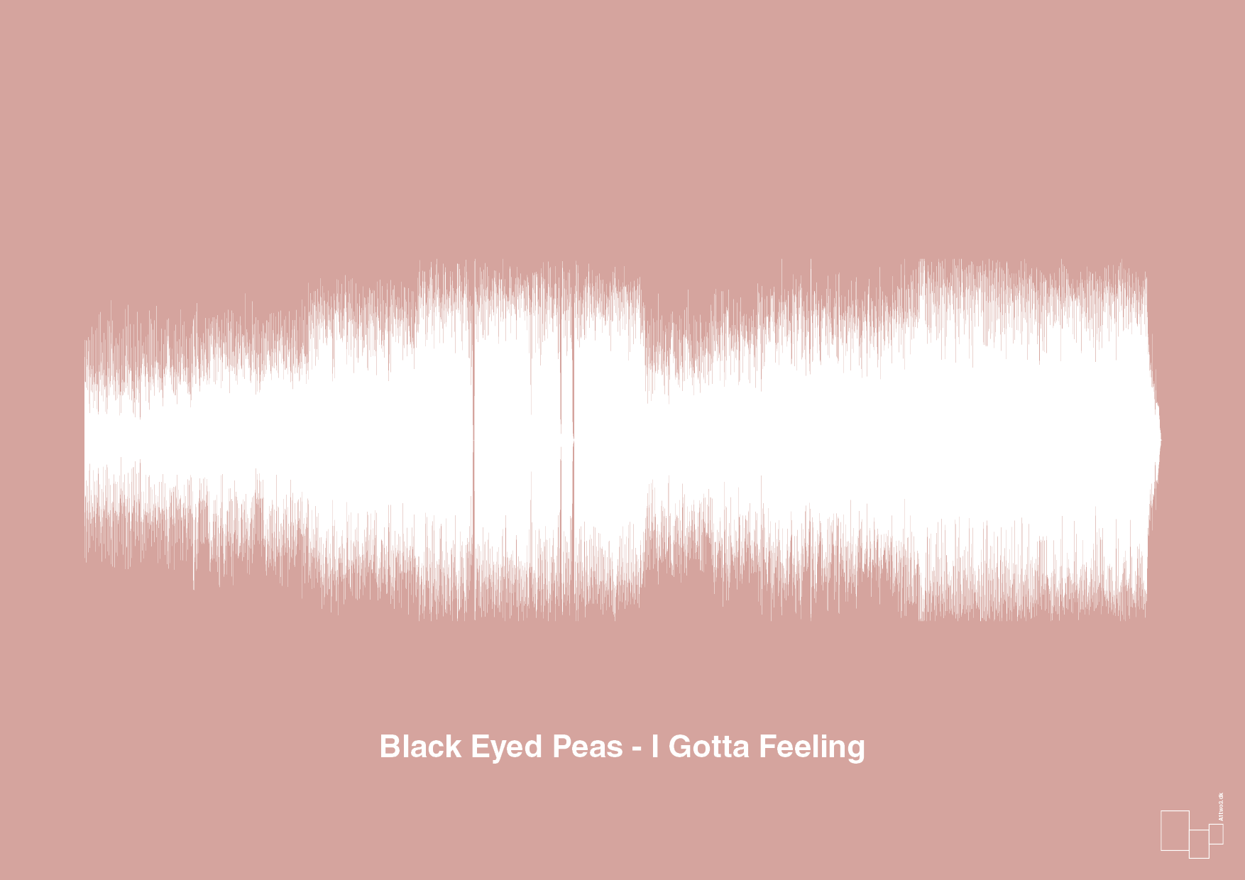 plakat: black eyed peas - i gotta feeling - bubble shell-Soundwave-A1two3