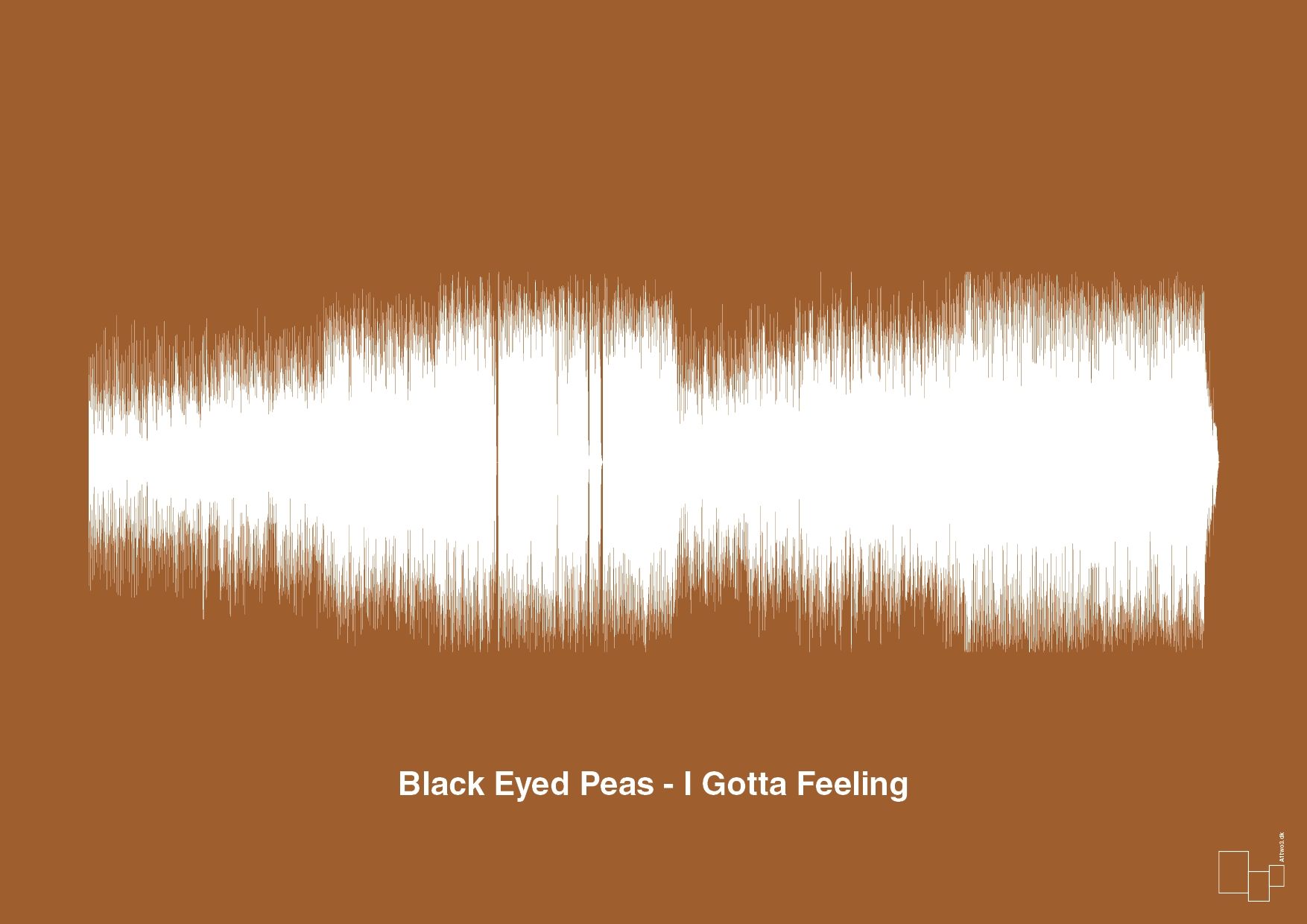plakat: black eyed peas - i gotta feeling - cognac-Soundwave-A1two3