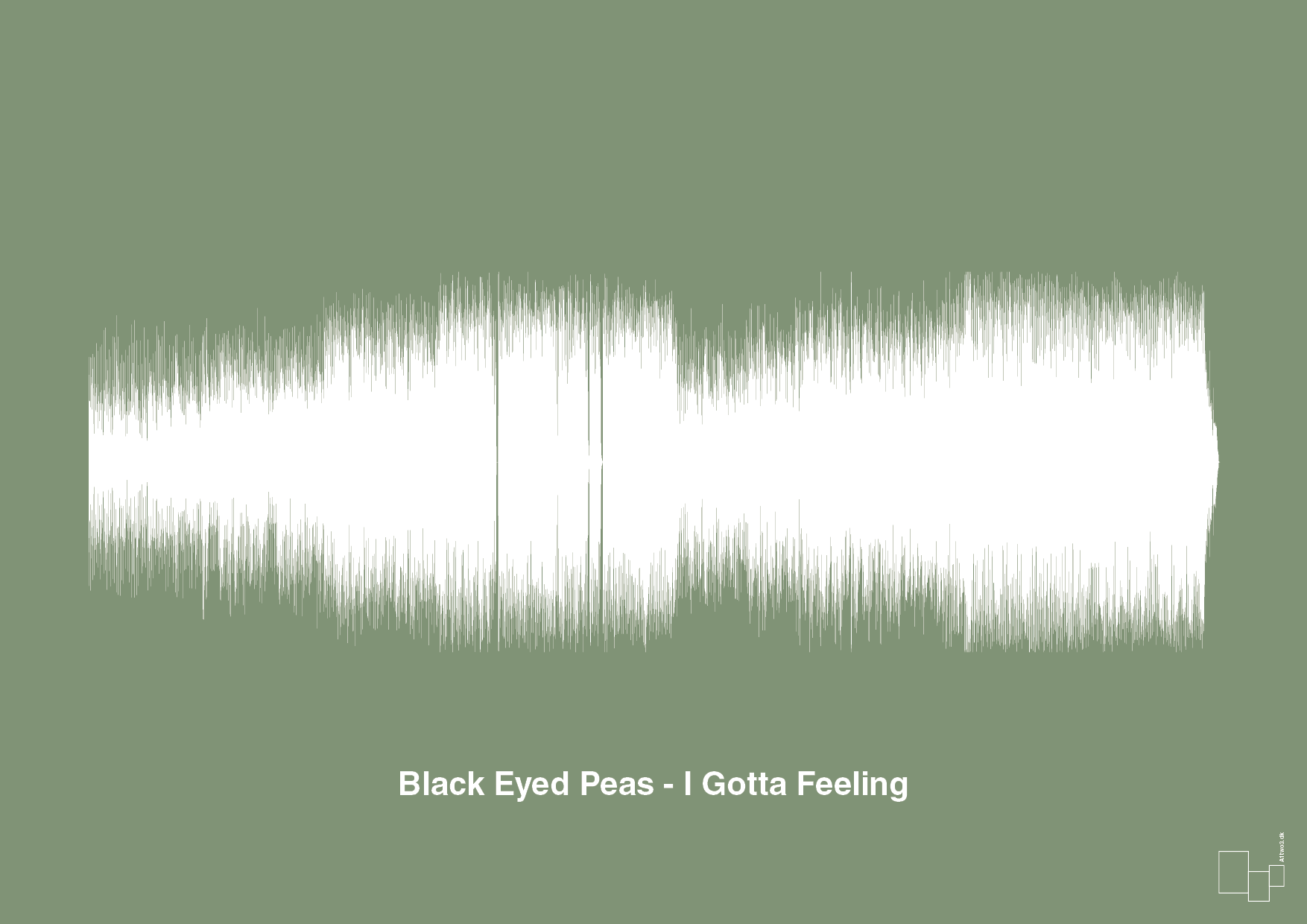 plakat: black eyed peas - i gotta feeling - jade-Soundwave-A1two3