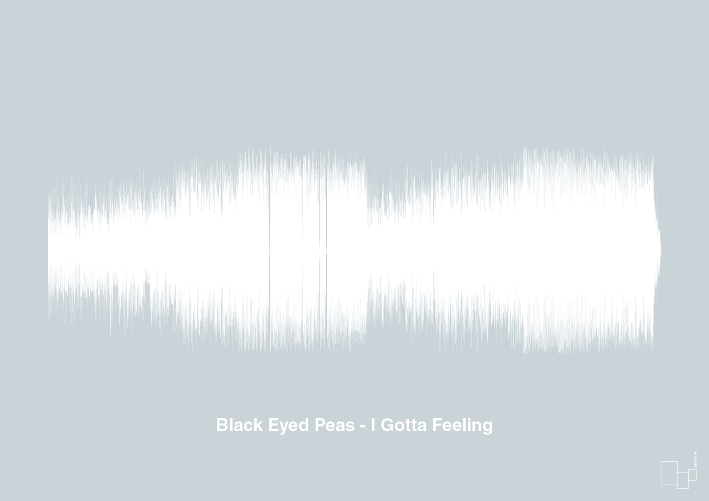 plakat: black eyed peas - i gotta feeling - light drizzle-Soundwave-A1two3