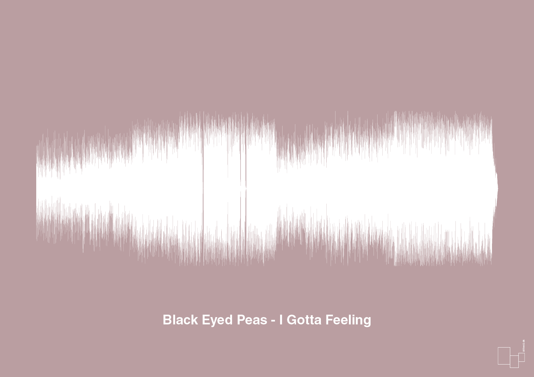 plakat: black eyed peas - i gotta feeling - light rose-Soundwave-A1two3