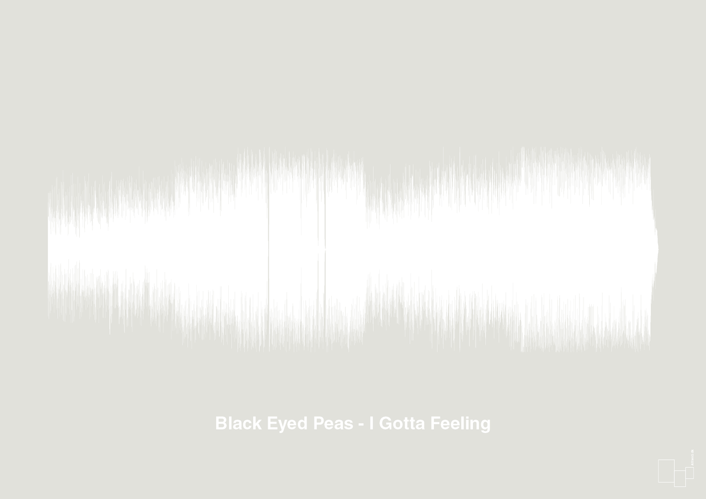 plakat: black eyed peas - i gotta feeling - painters white-Soundwave-A1two3