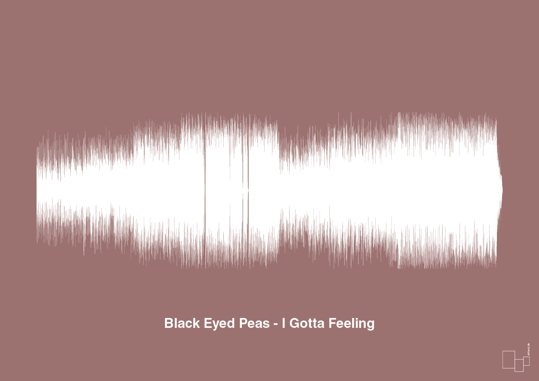 plakat: black eyed peas - i gotta feeling - plum-Soundwave-A1two3