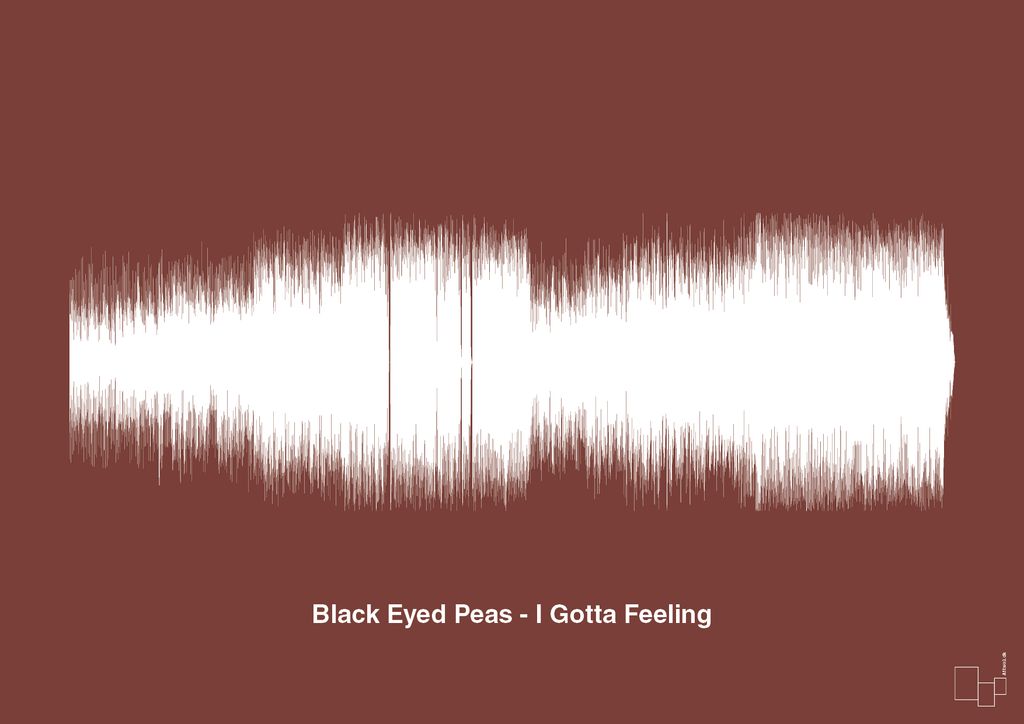 plakat: black eyed peas - i gotta feeling - red pepper-Soundwave-A1two3
