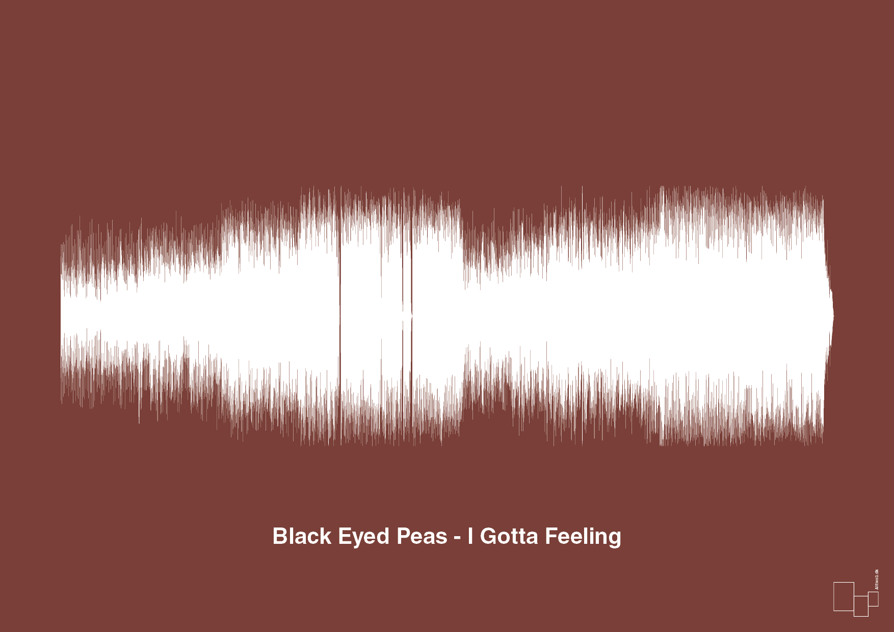 plakat: black eyed peas - i gotta feeling - red pepper-Soundwave-A1two3