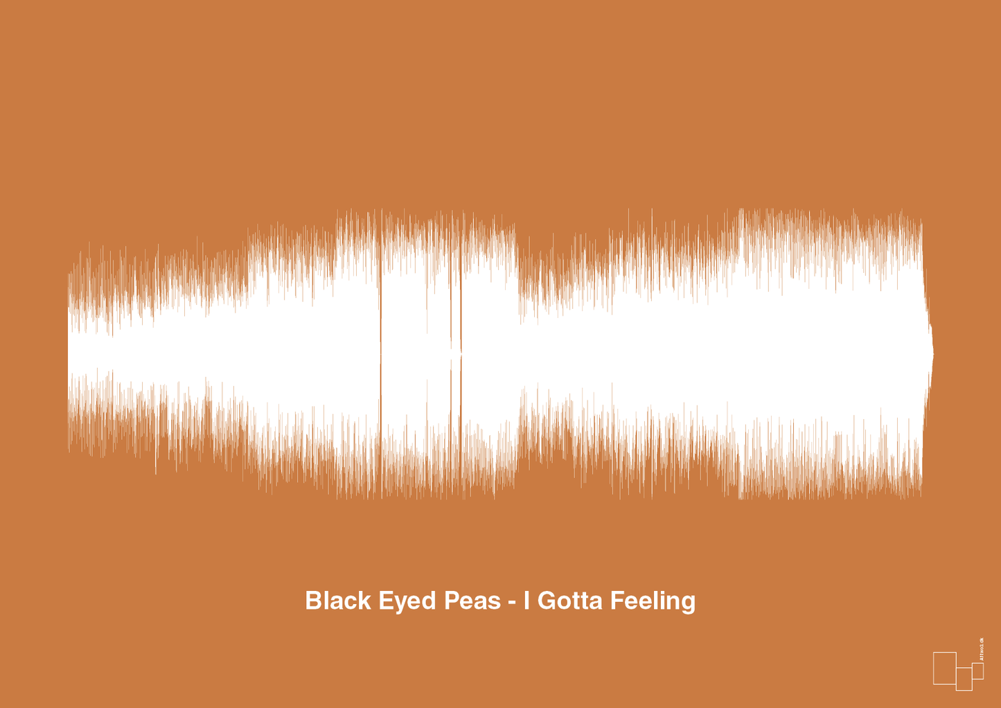 plakat: black eyed peas - i gotta feeling - rumba orange-Soundwave-A1two3