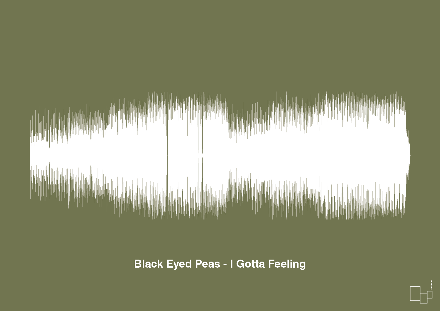 plakat: black eyed peas - i gotta feeling - secret meadow-Soundwave-A1two3