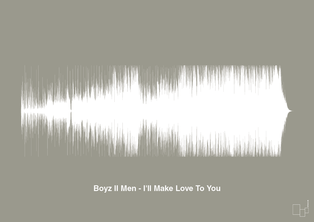 plakat: boyz II men - i'll make love to you - battleship gray-Soundwave-A1two3
