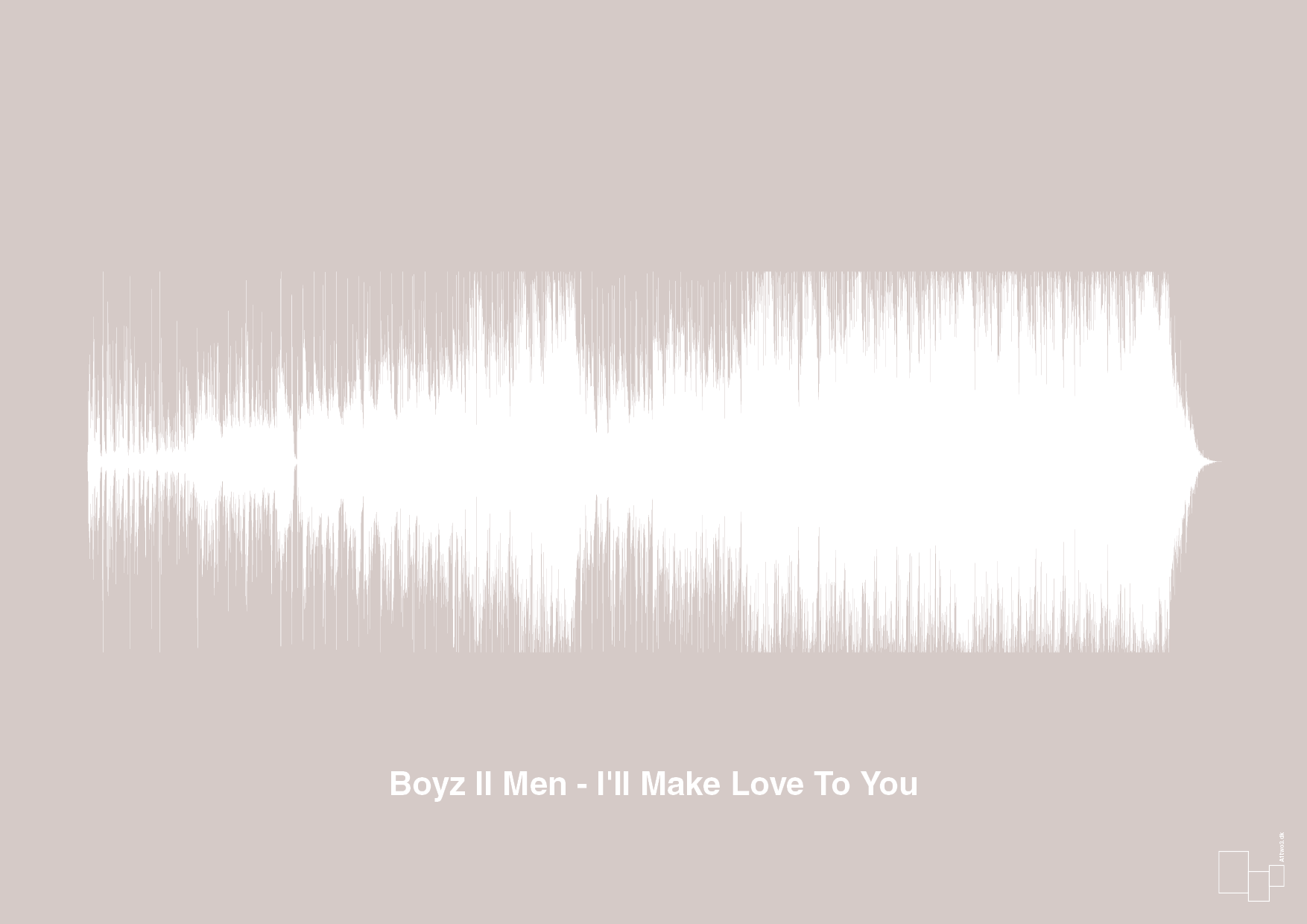 plakat: boyz II men - i'll make love to you - broken beige-Soundwave-A1two3