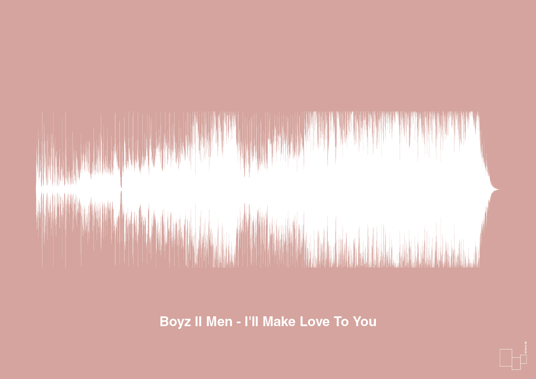 plakat: boyz II men - i'll make love to you - bubble shell-Soundwave-A1two3